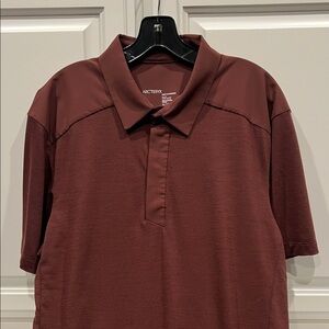 Arc'teryx Men's Polo Shirt -Maroon
